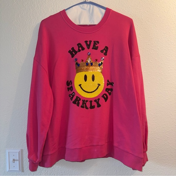 Have A Sparkly Day Sweatshirt by Queen of Sparkles. - Picture 3 of 6
